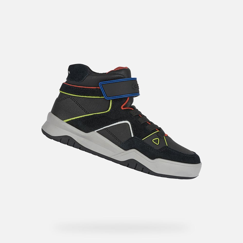 Geox Erkek Çocuk Spor Ayakkabı Siyah - Perth - HBC-209437